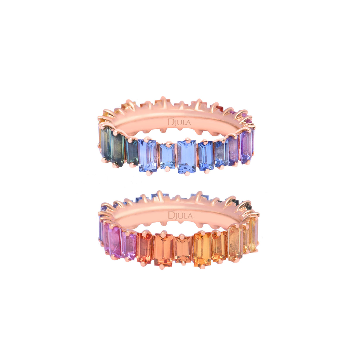 BAGUE RAINBOW OR ROSE
