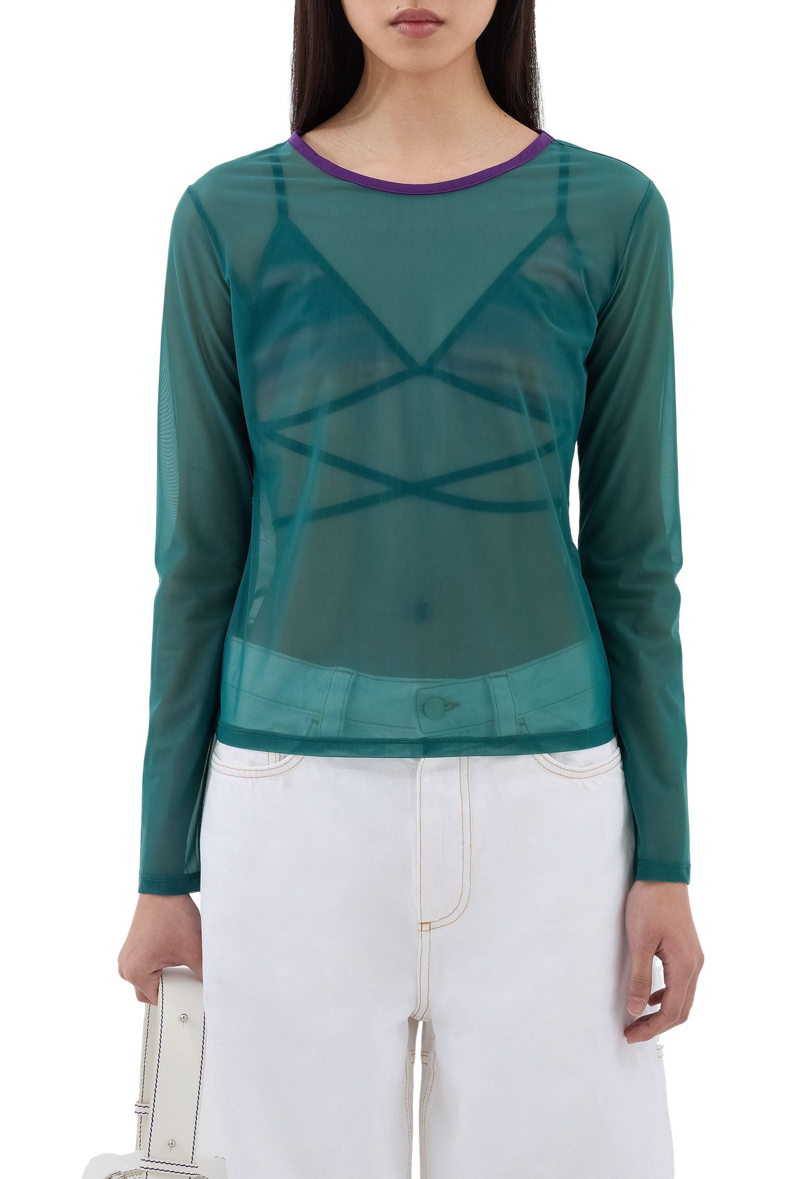 Transparency T-Shirt - Emerald Green
