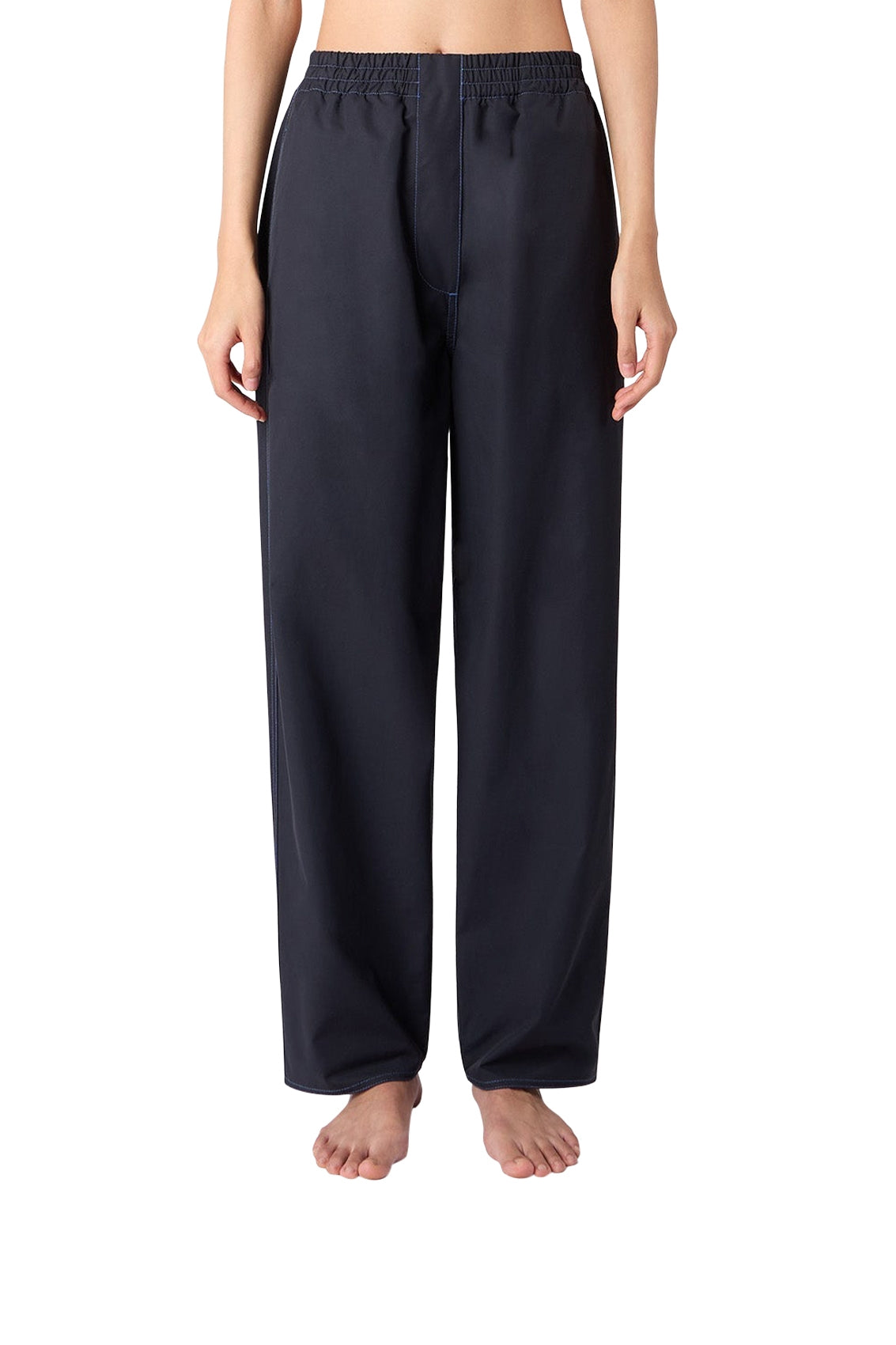 Trousers with elastic waistband - Dark Blue