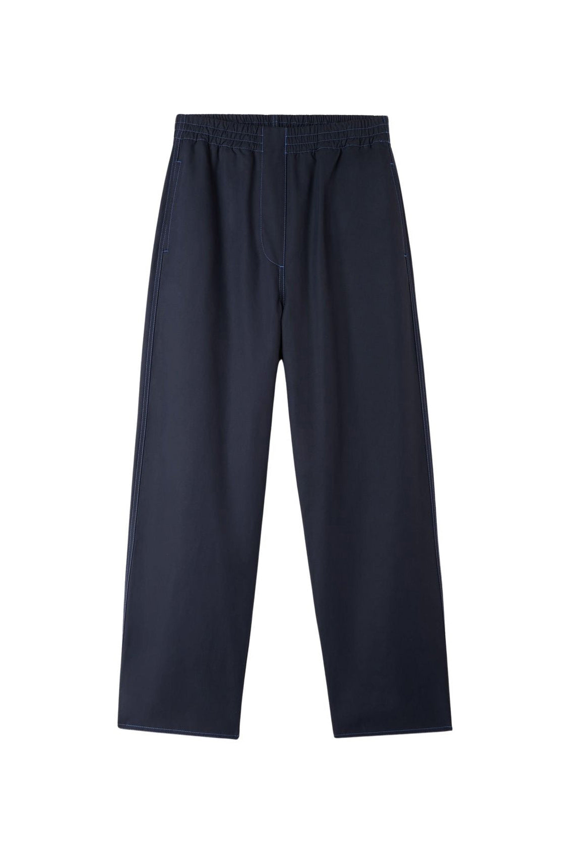 Trousers with elastic waistband - Dark Blue