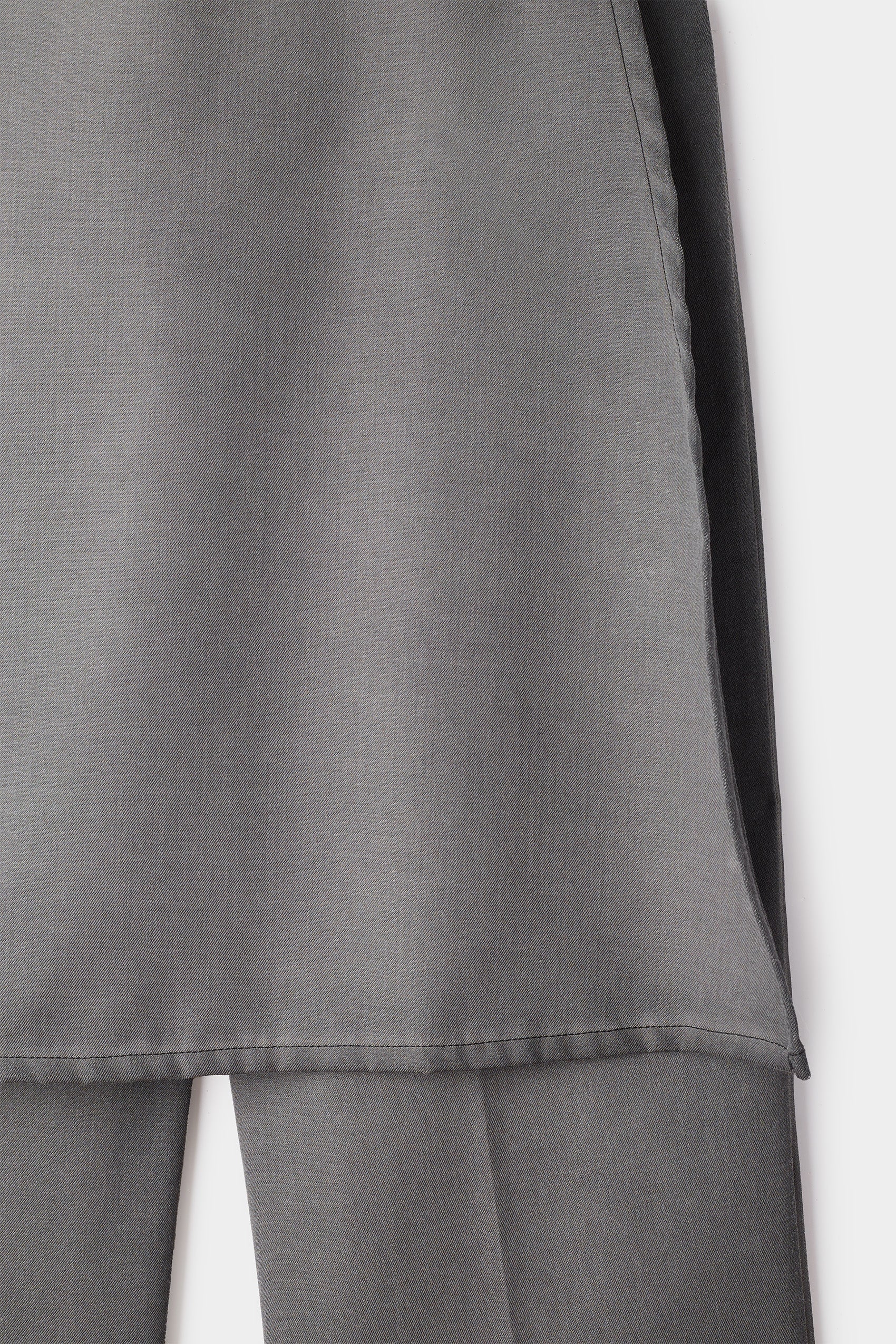 Wool skirt trousers - Grey