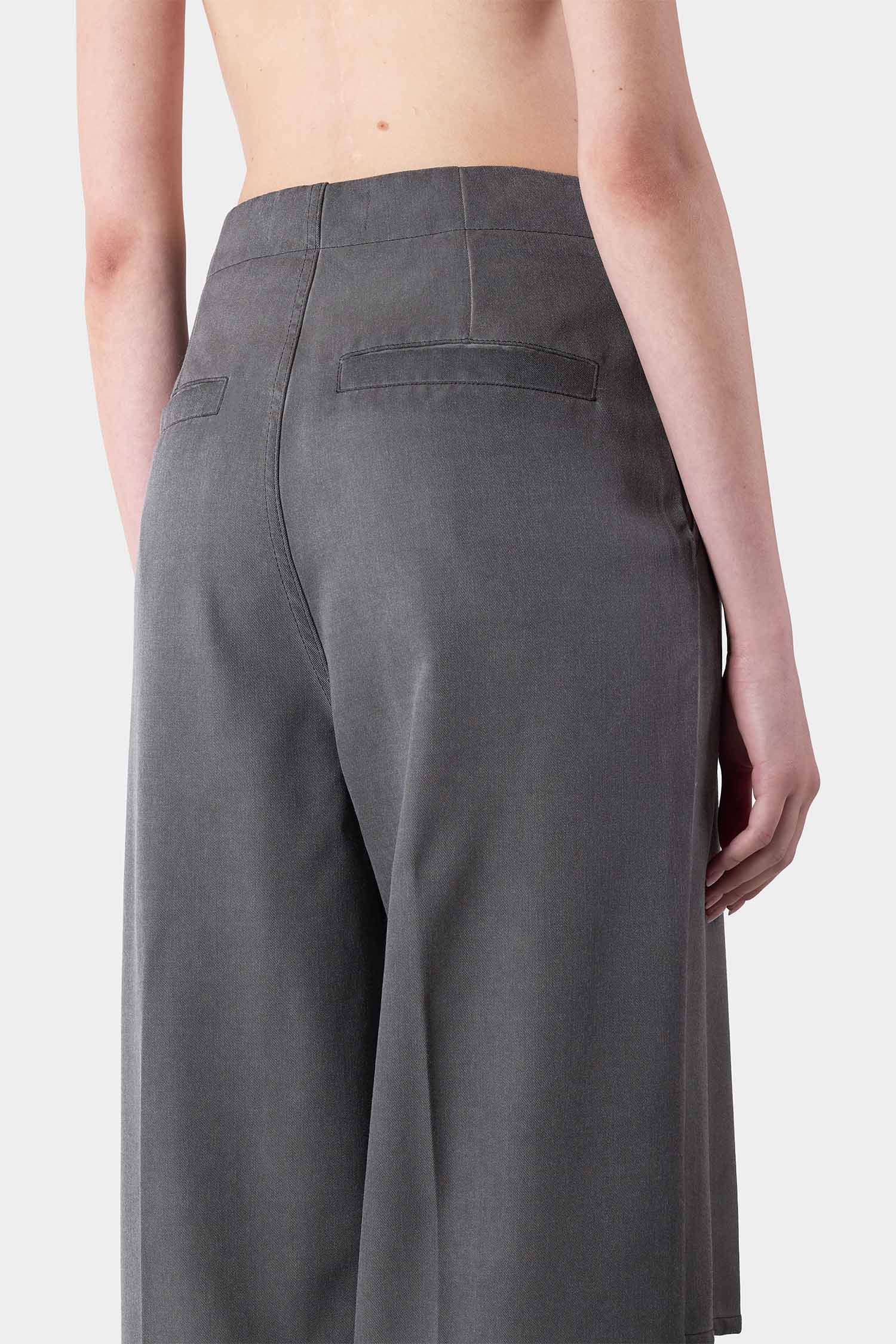 Wool skirt trousers - Grey