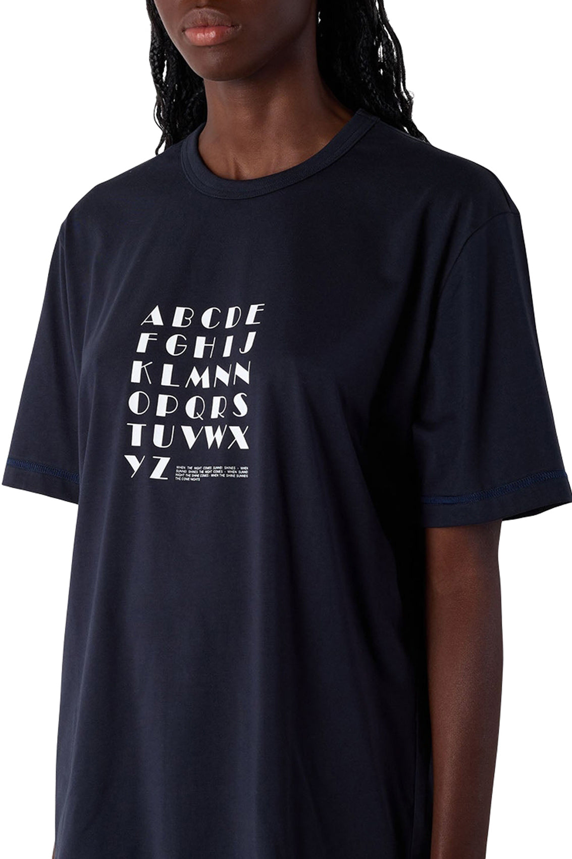 Classic Glow In The Dark T-shirt - Blue Sunnei