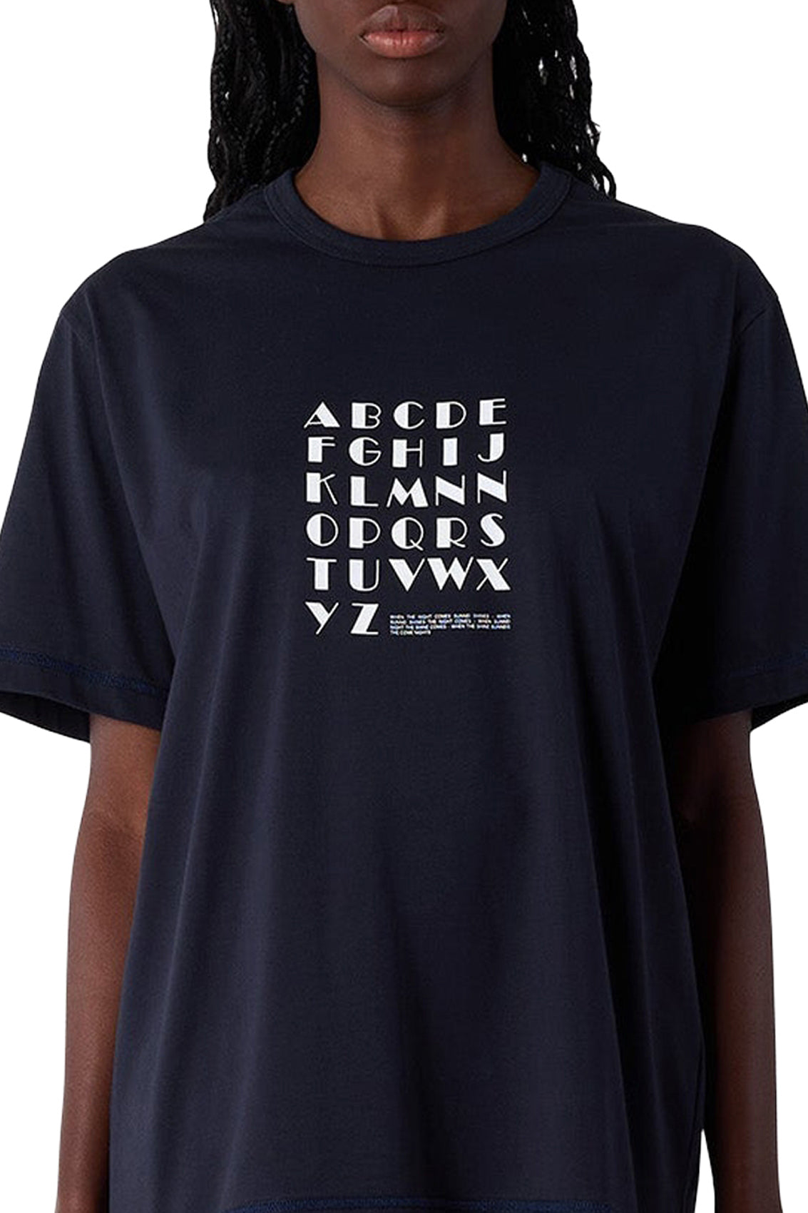 Classic Glow In The Dark T-shirt - Blue Sunnei
