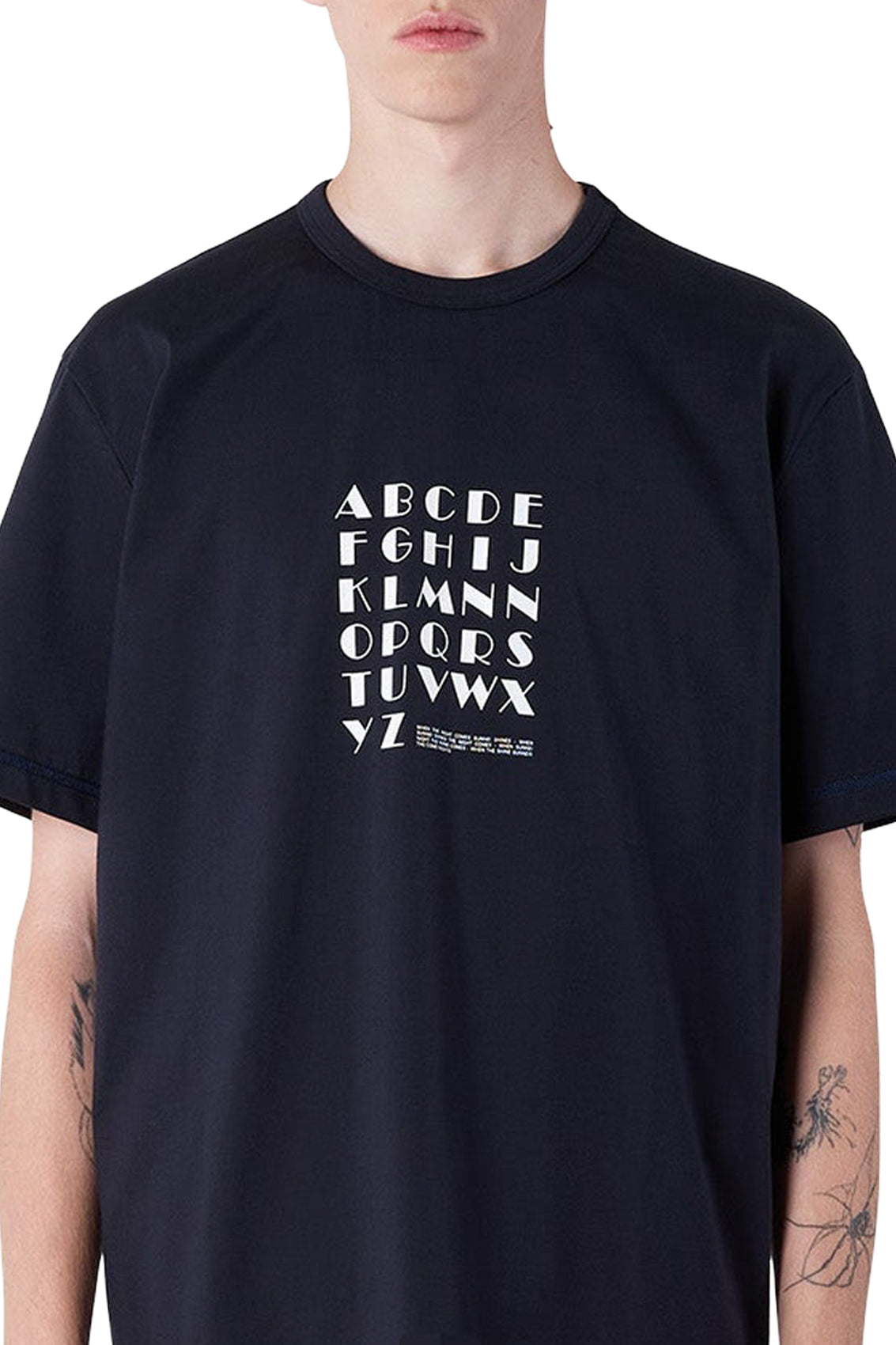 Classic Glow In The Dark T-shirt - Blue Sunnei
