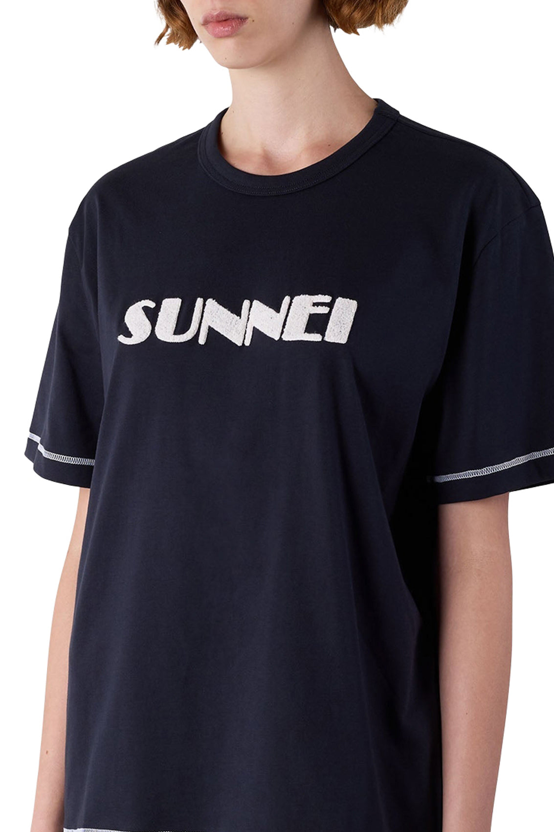 Classic logo T-shirt - Blue Sunnei & Off White