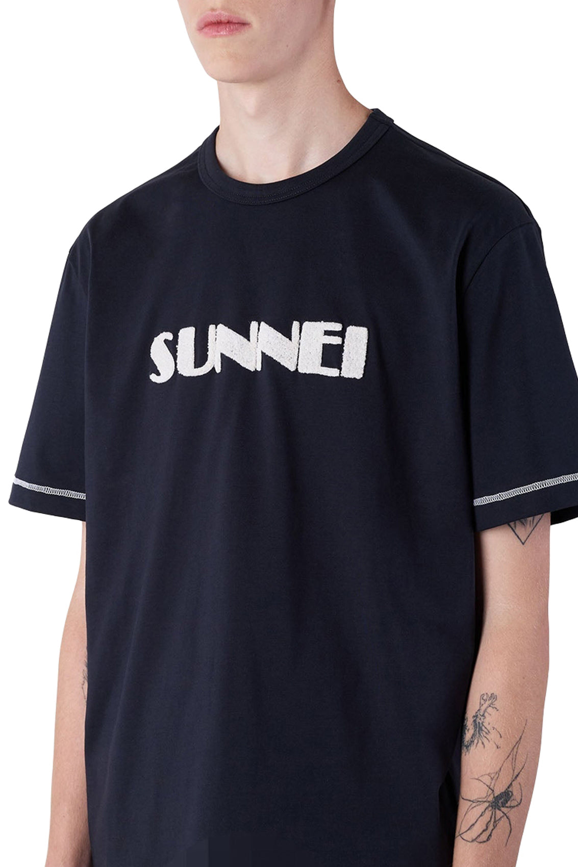 Classic logo T-shirt - Blue Sunnei & Off White