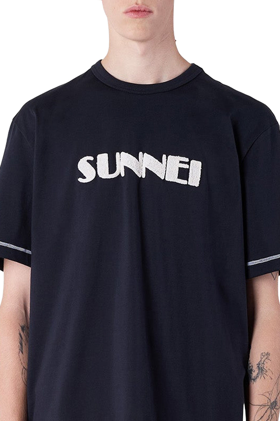 Classic logo T-shirt - Blue Sunnei & Off White