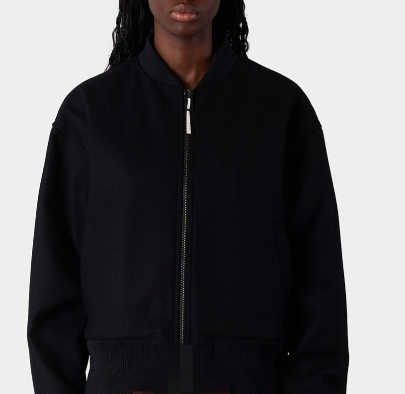 University wool bomber - Black