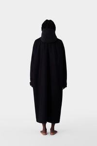 Long wool coat - Black