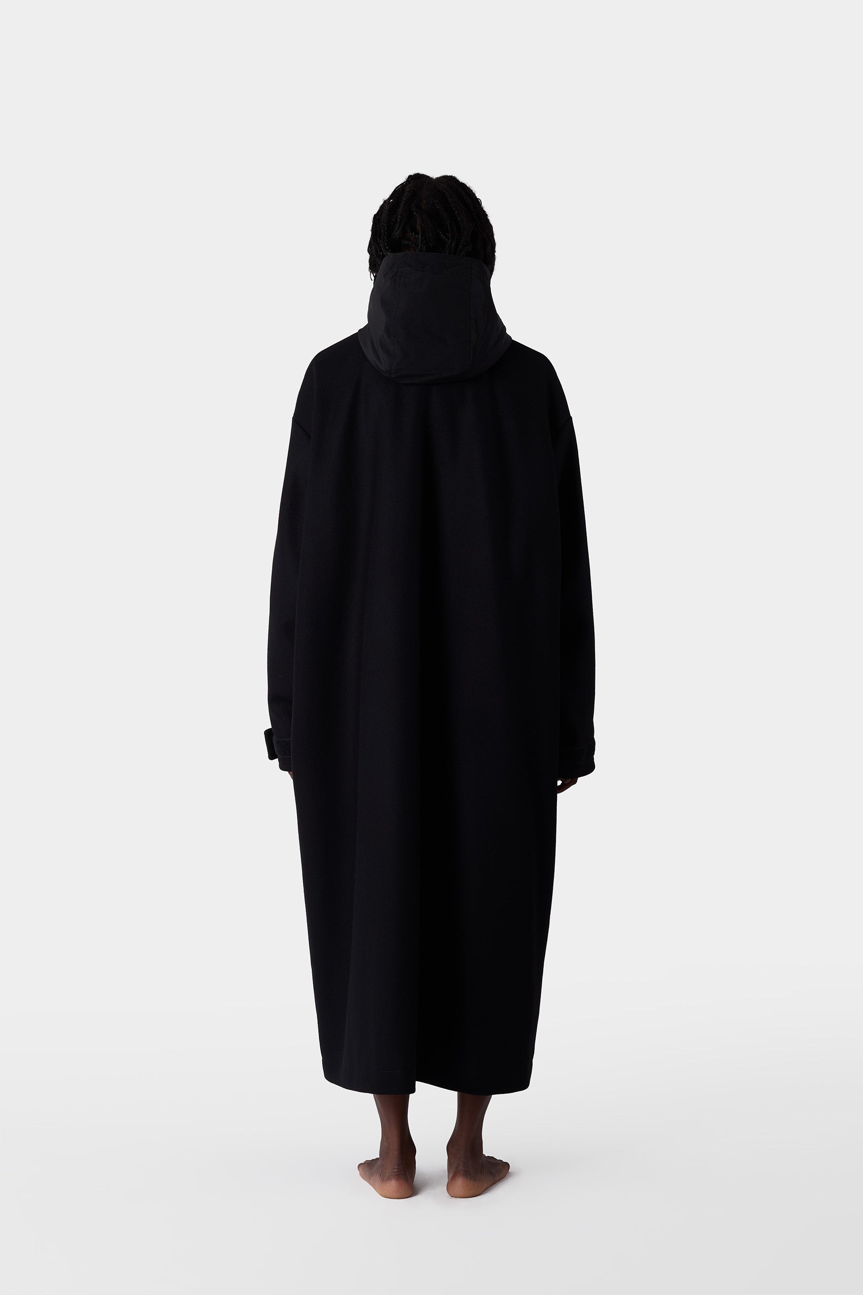 Long wool coat - Black