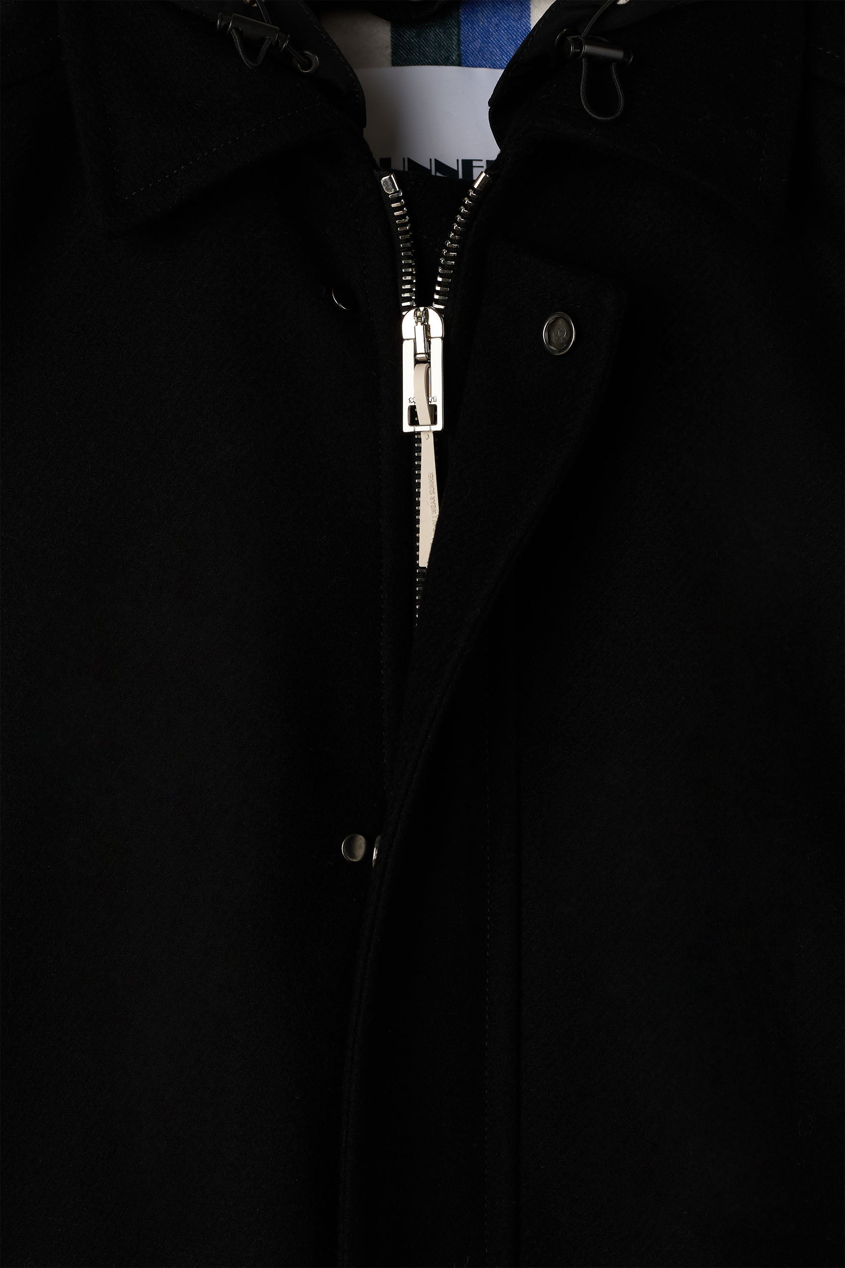 Long wool coat - Black