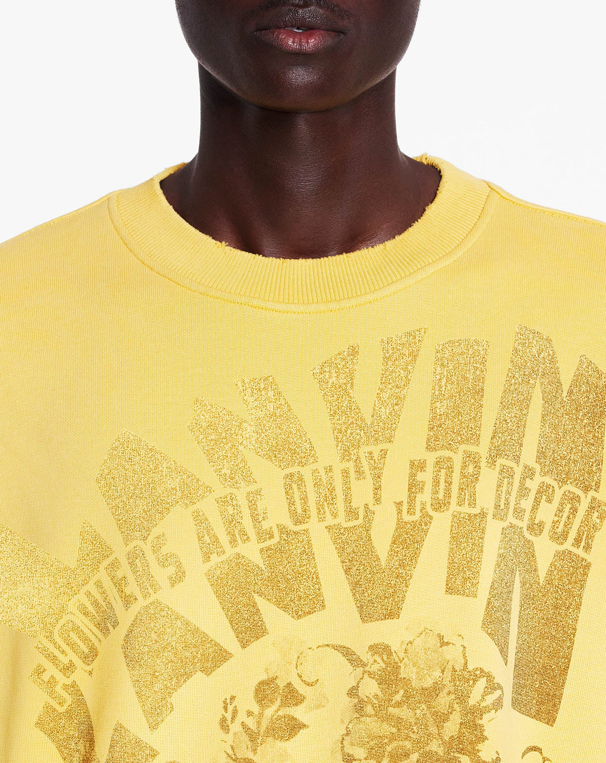 Unisex printed sweatshirt - Maïs