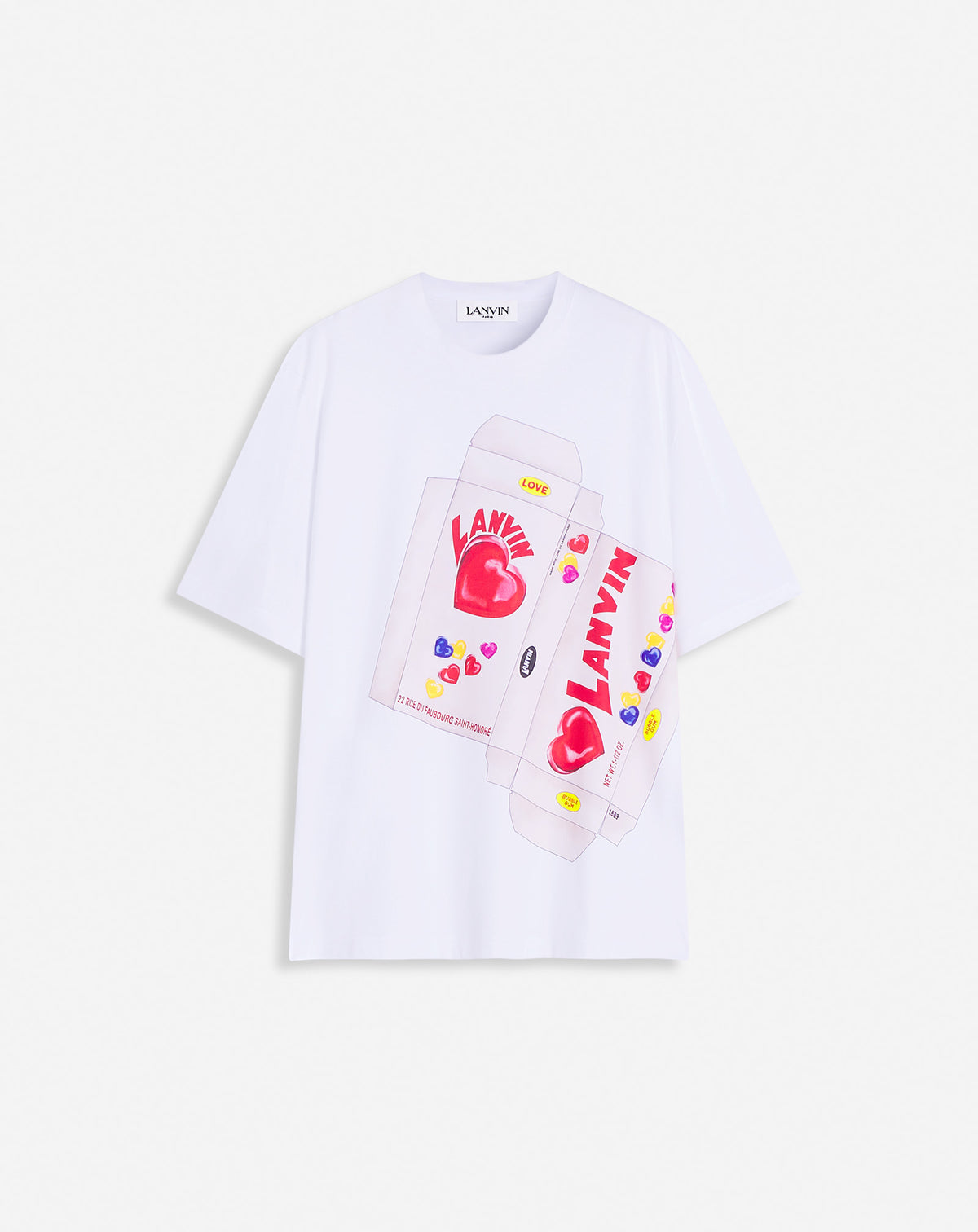 T-shirt imprimé bonbons Lanvin - Blanc Optique