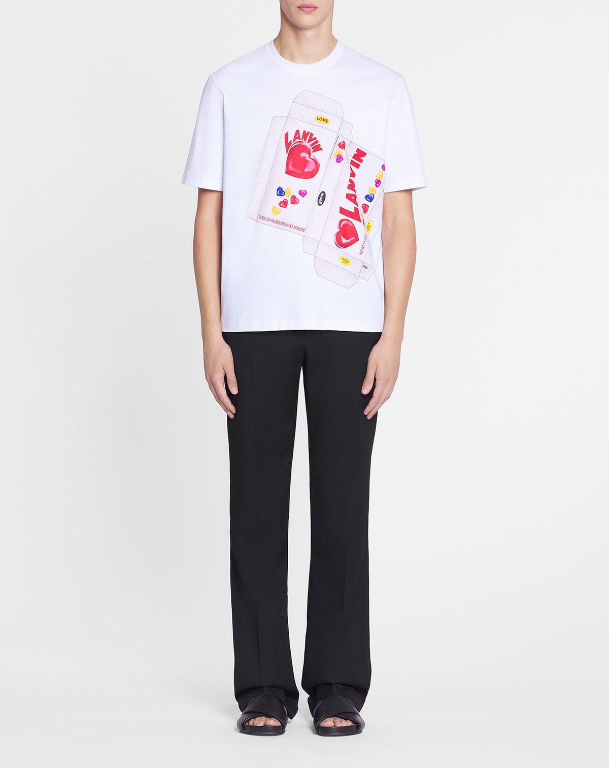 T-shirt imprimé bonbons Lanvin - Blanc Optique