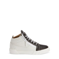 Sneakers montantes August en cuir - Blanc