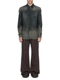 Fogpocket denim shirt - Dark Dust Degrade
