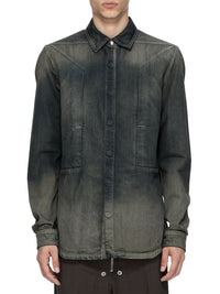 Fogpocket denim shirt - Dark Dust Degrade