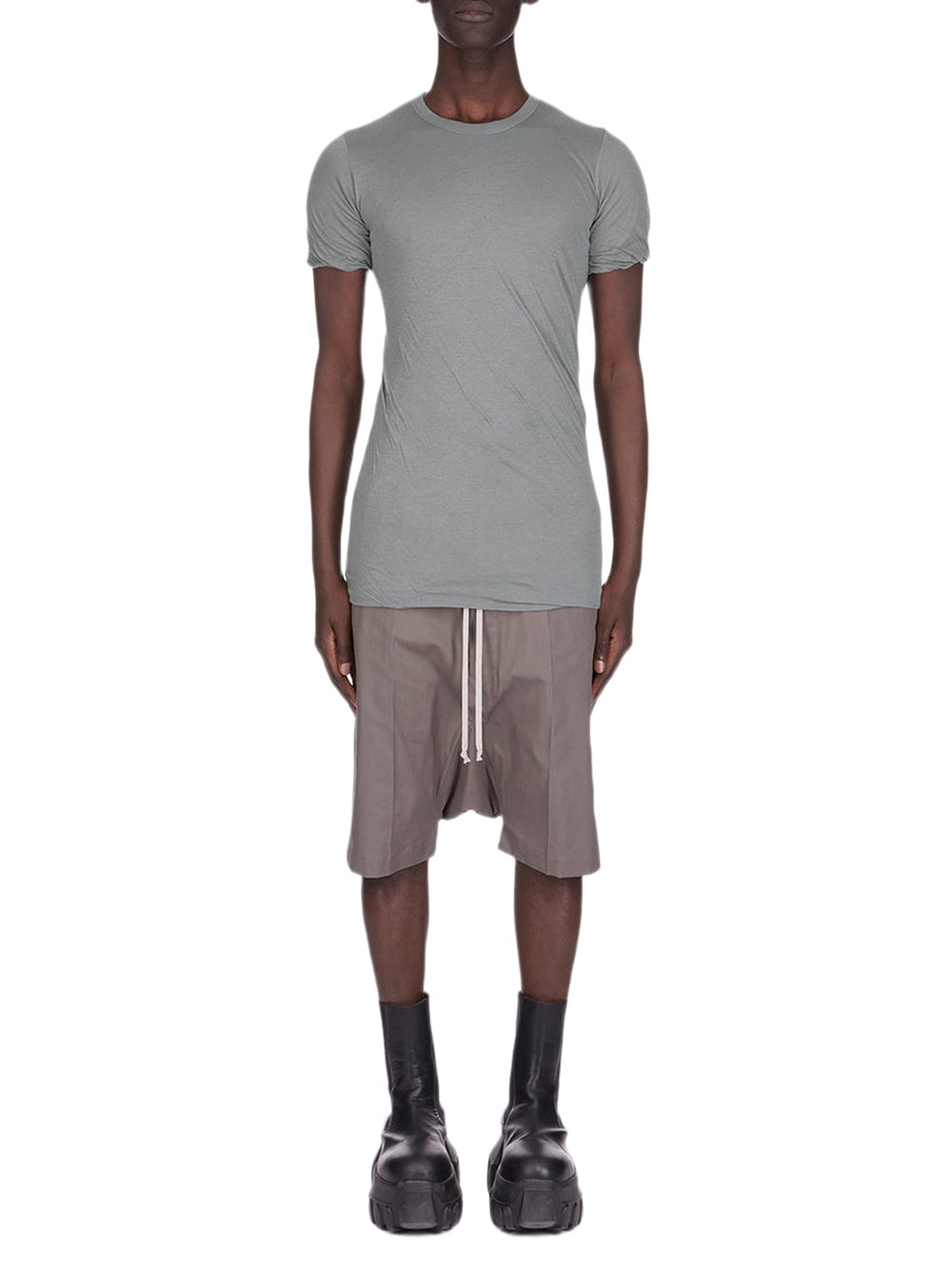 T-shirt double à manches courtes - Washed Indigo