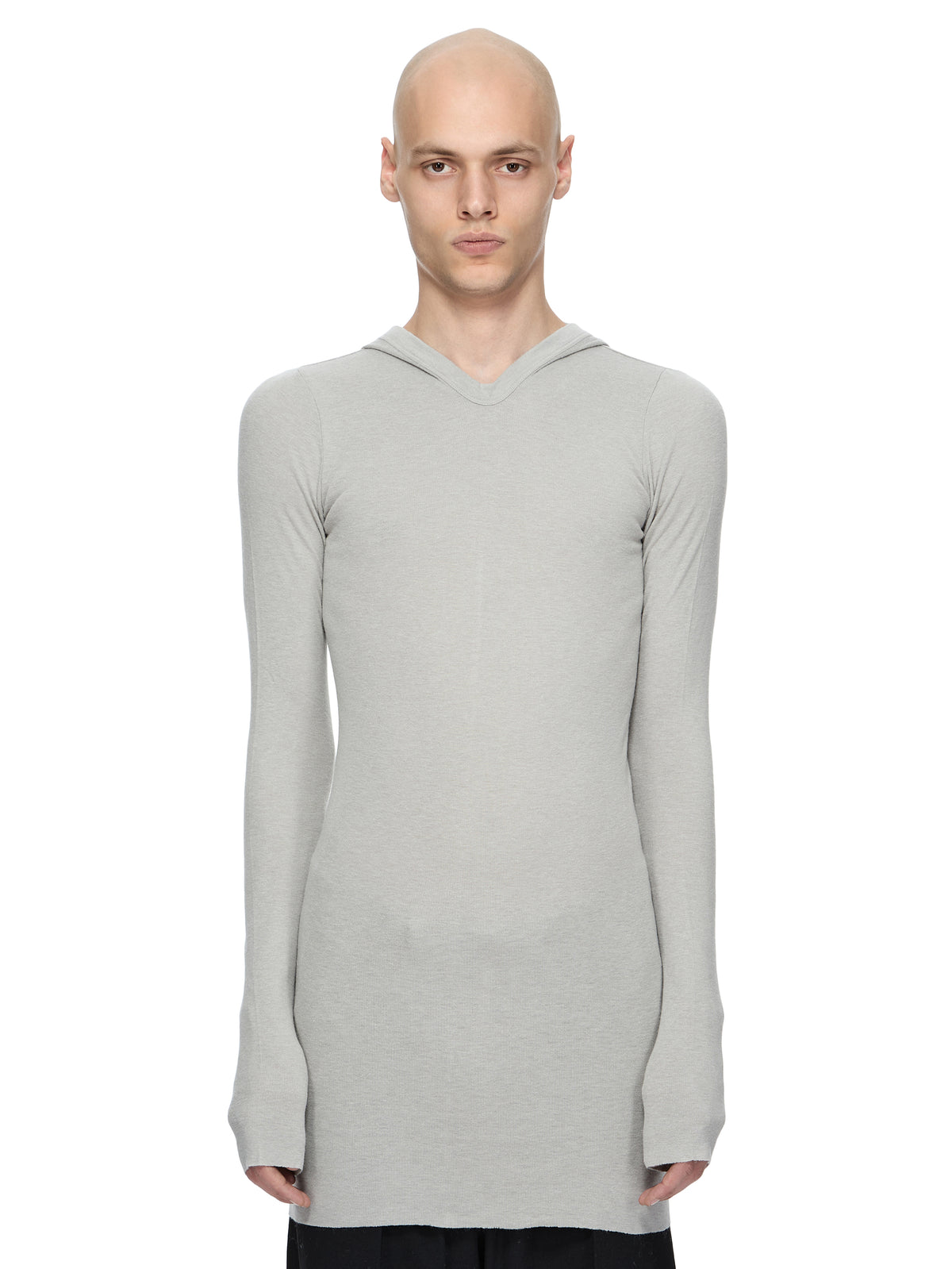 ZZNO PICS // HOODED RIB LS T