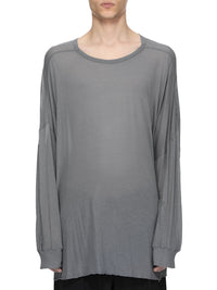 T-shirt Tommy à manches longues - Washed Indigo
