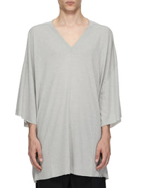 T-shirt Tommy col V - Pearl