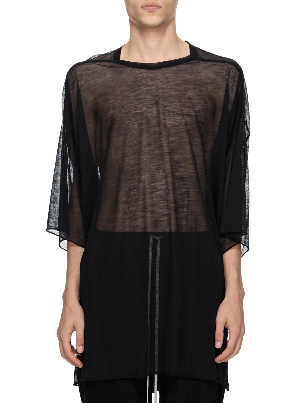 T-shirt Tommy en laine - Black