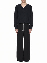 Pantalon Belas large en laine - Black