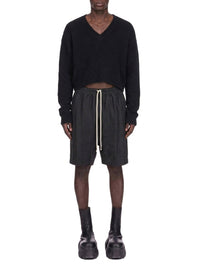 Leather boxer shorts - Black