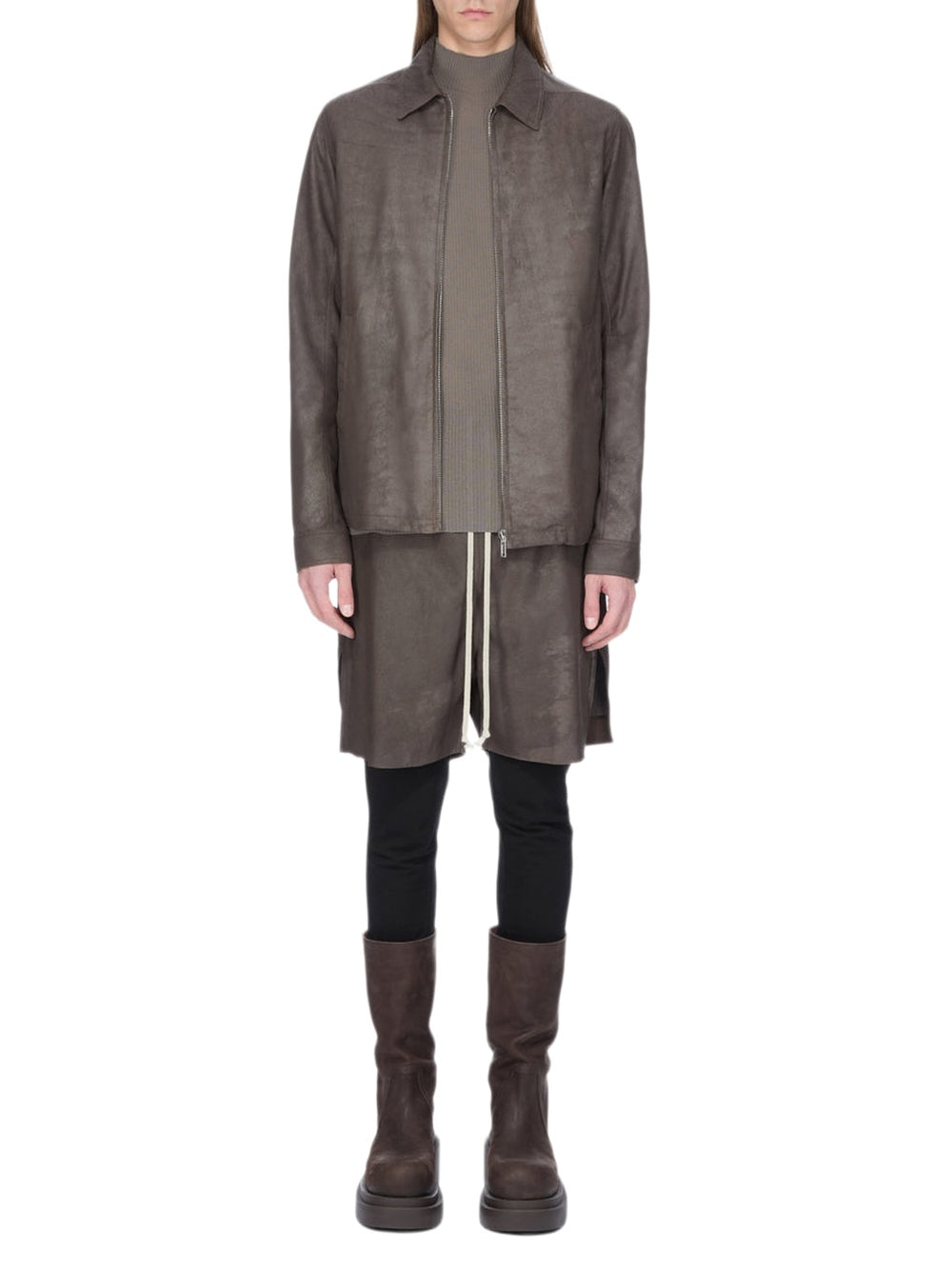 Short boxer en cuir - Dark Dust
