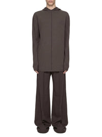 Sweatshirt oversize à capuche en laine - Dark Dust