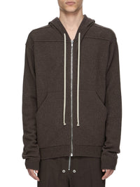 Veste Over Zipped en cachemire - Dark Dust