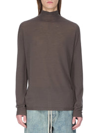 Pull oversize à col roulé en laine - Dark Dust