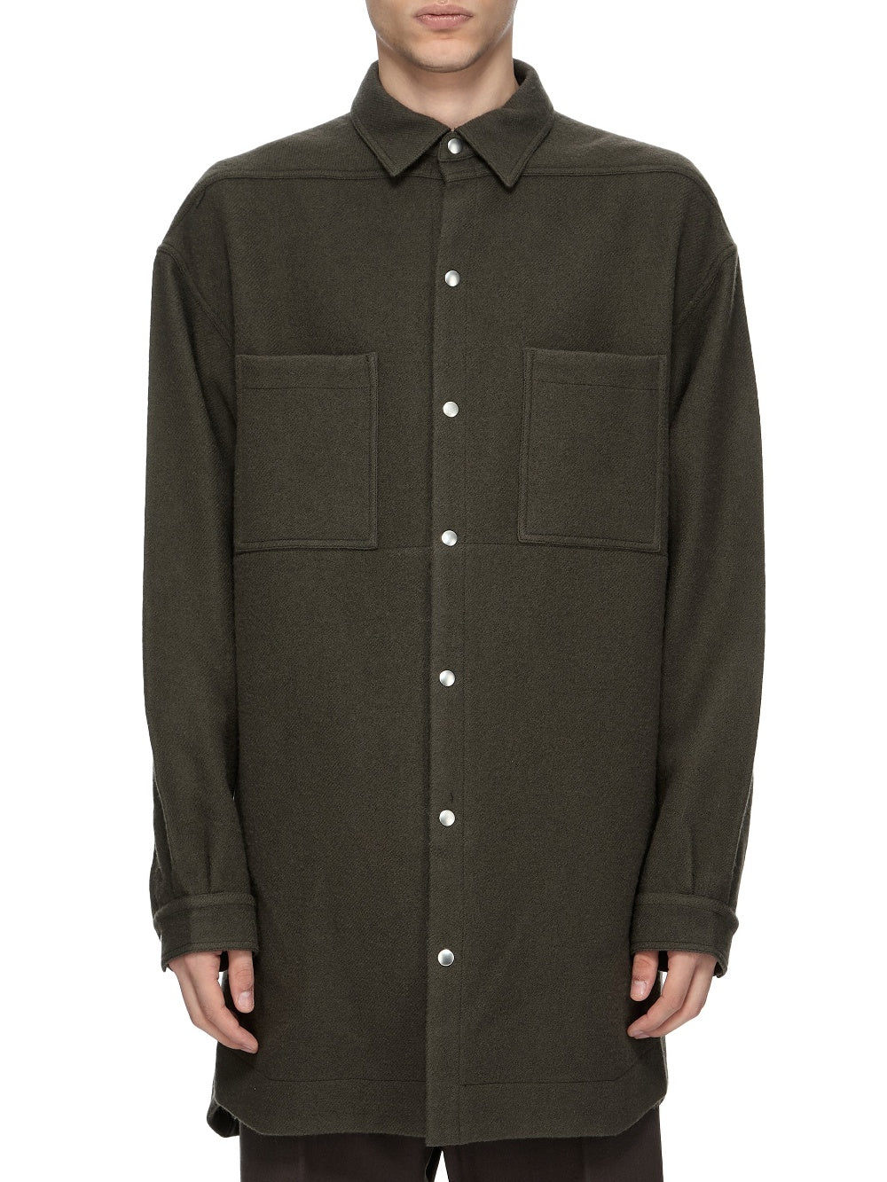 Surchemise oversize en laine - Bosco