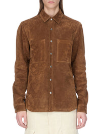 Surchemise en cuir - Chestnut