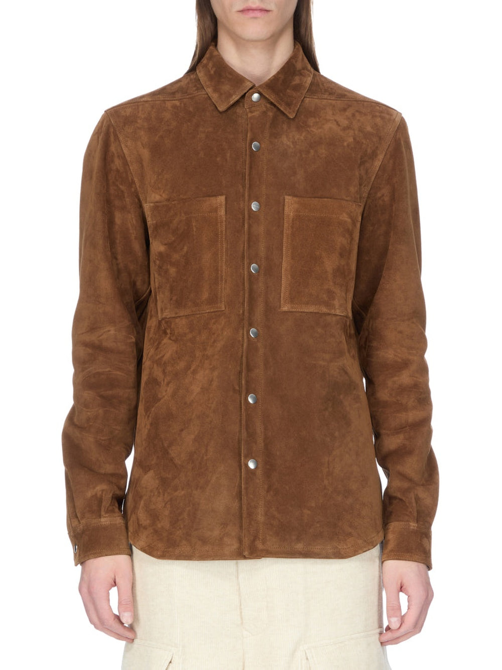 Surchemise en cuir - Chestnut