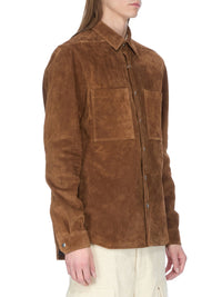 Surchemise en cuir - Chestnut