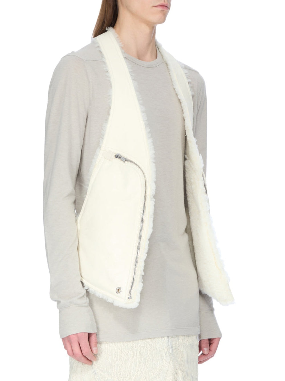 Bauhaus woollen cardigan - Milk