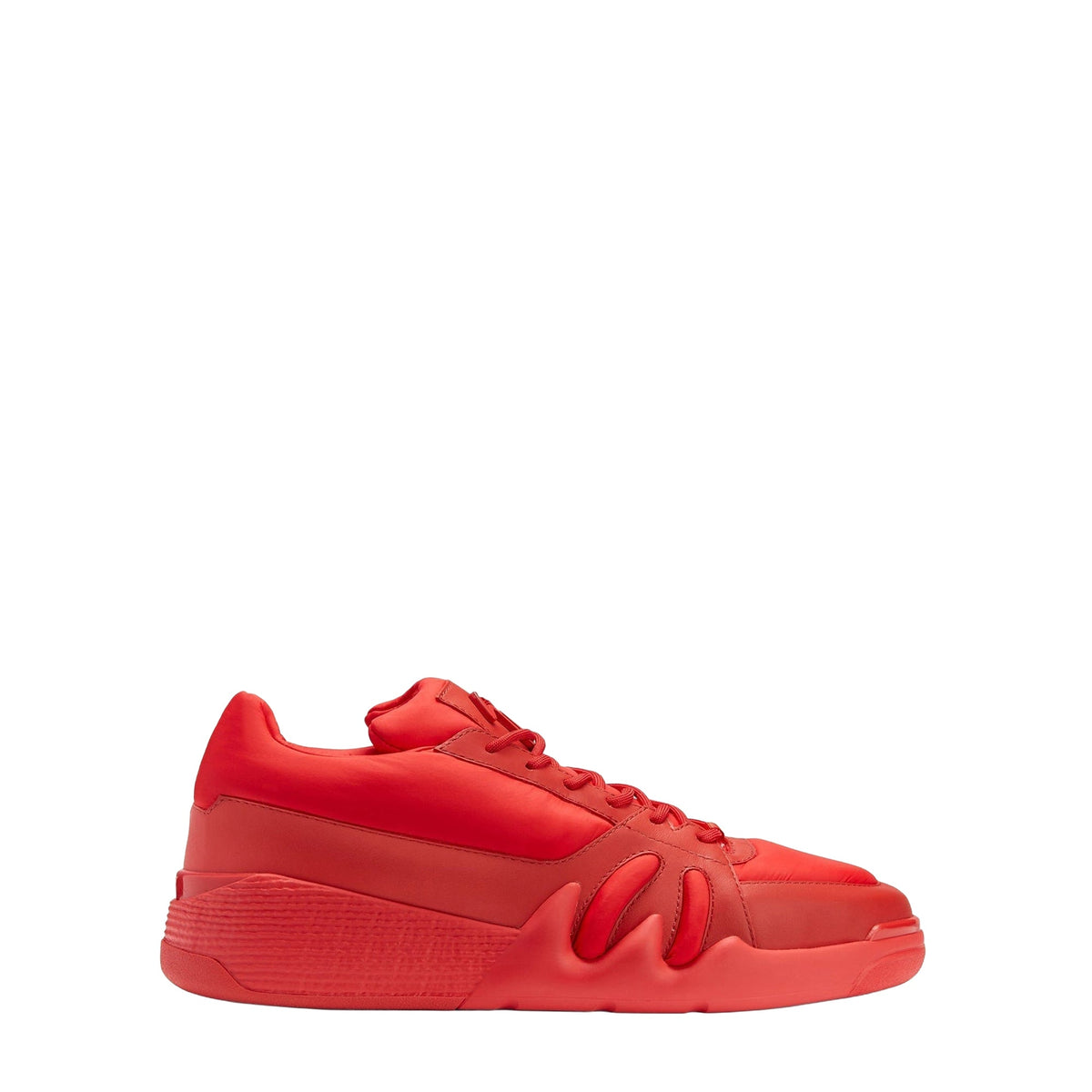 Sneakers basses Talon en cuir - Rouge
