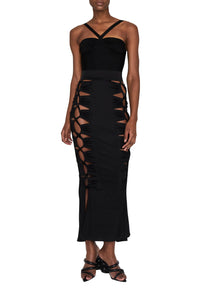 Vertebrae Skirt - Black