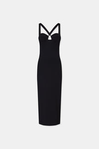 Ruched Venus Dress - Black