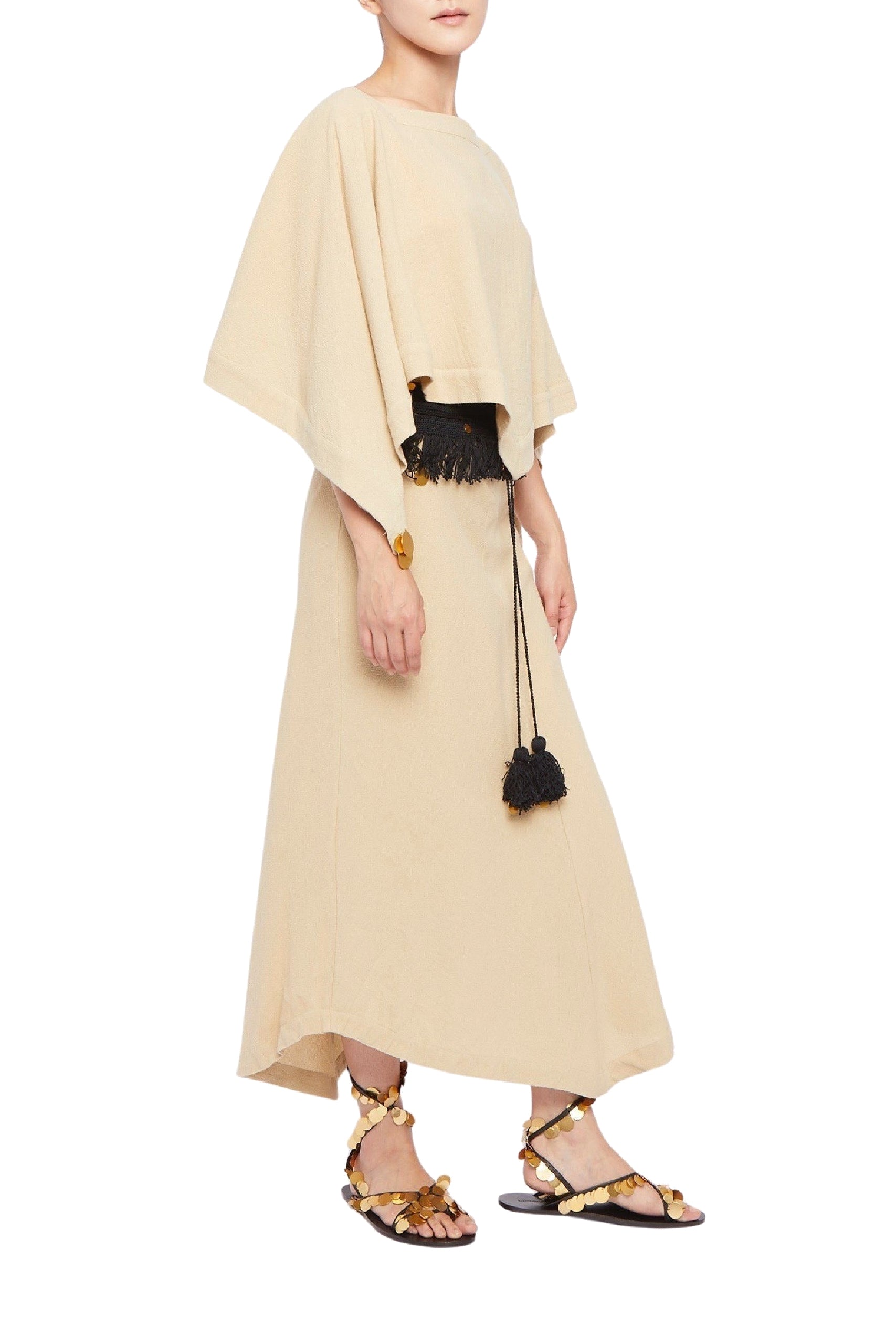 Jupe Rue coupe asymétrique - Sand