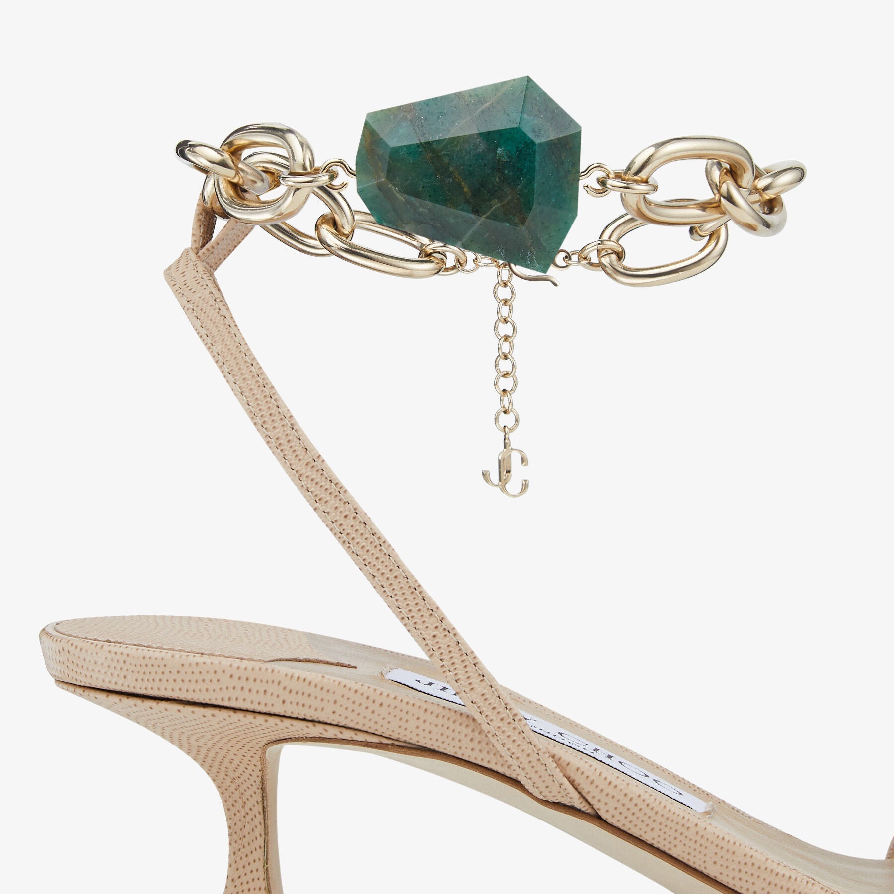 Rue 50 pumps in leather - Barley