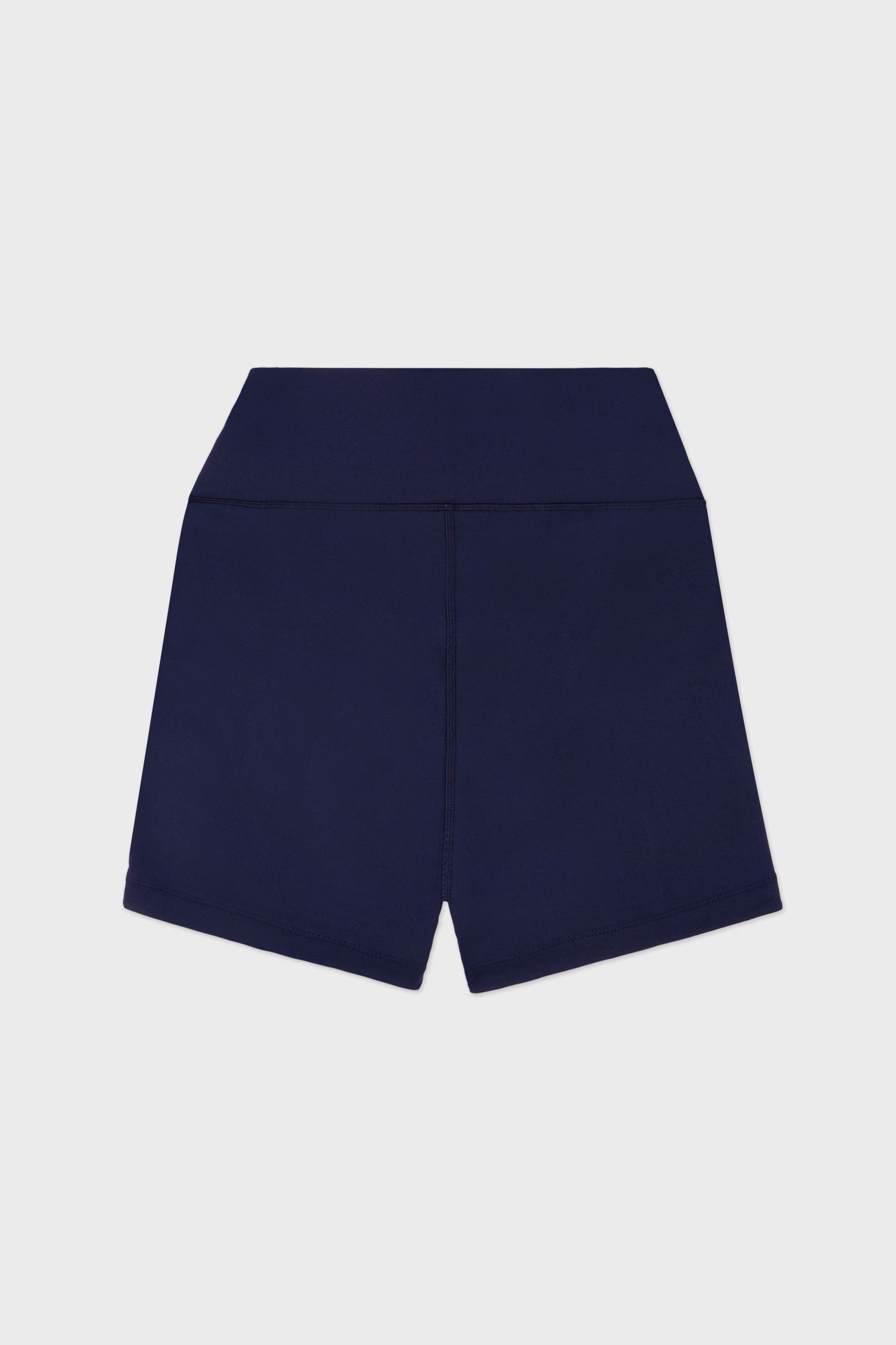 Short cycliste à surpiqûres à liseré - Navy