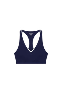 V-neck bra - Navy