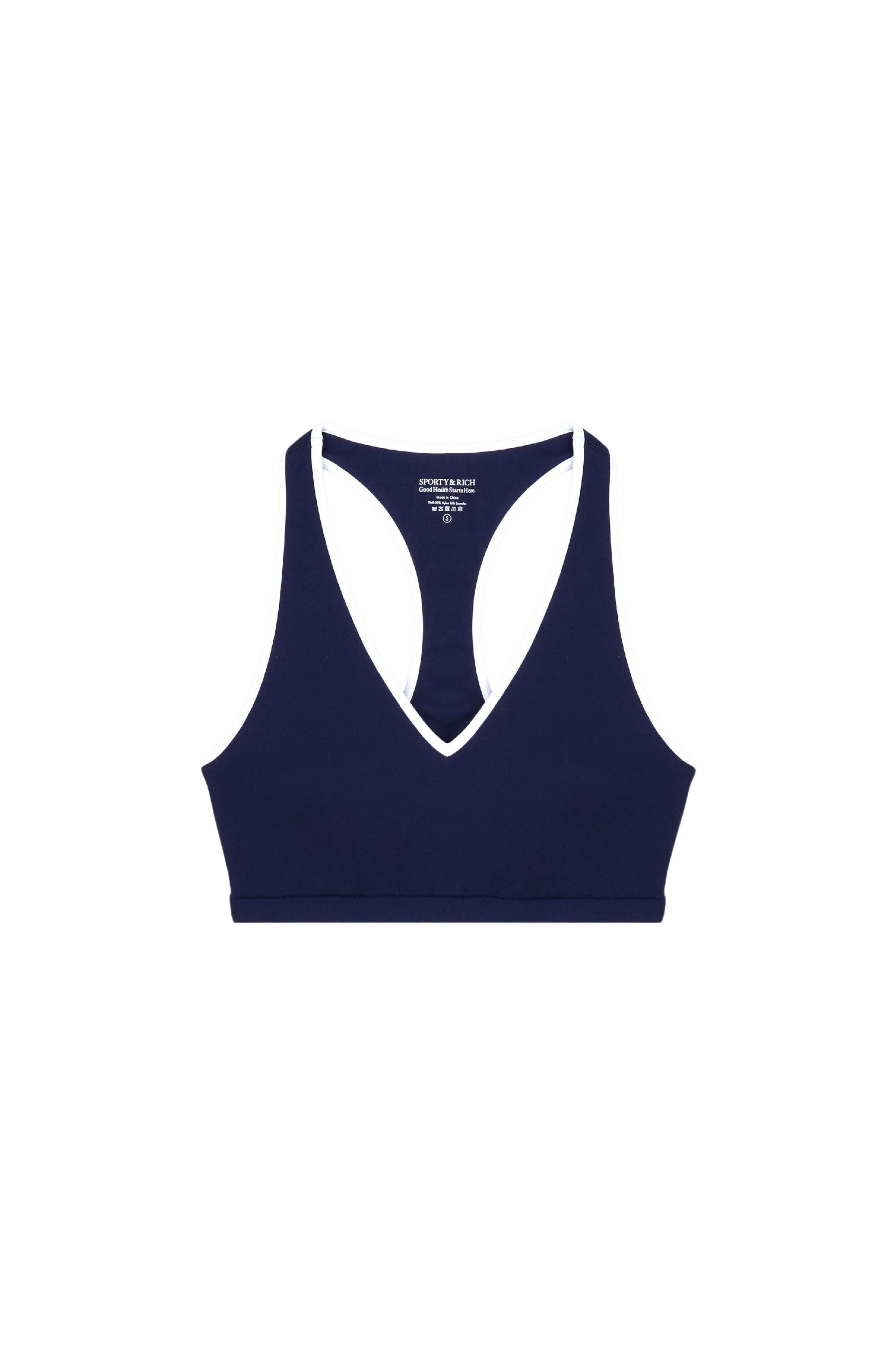 V-neck bra - Navy