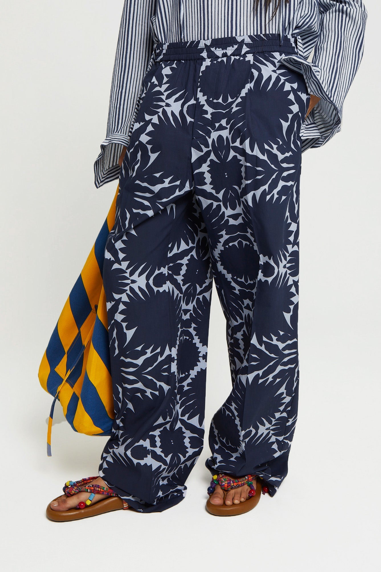 Pantalon Runningman coupe large fluide - Blue