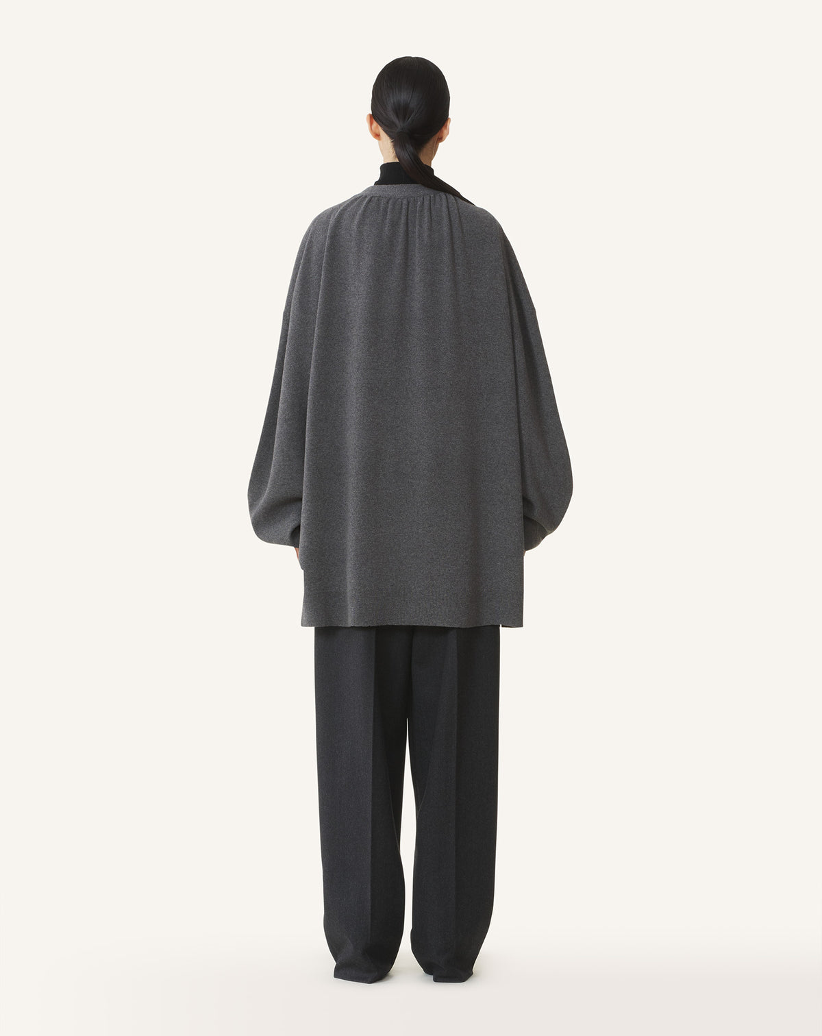 Cardigan oversize - Tourterelle