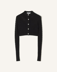 Cardigan dentelle - Noir