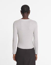 ZZNO STOCK VISON CARDIGAN CÔTELÉ